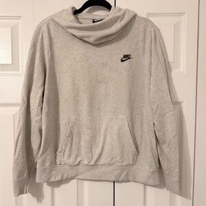 Nike Women's Light Gray Hoodie